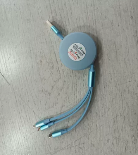 驰界 数据线三合一6A快充充电线100W伸...