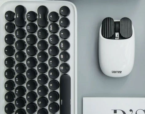 Lofree洛斐无线蓝牙机械键盘鼠标套装青...