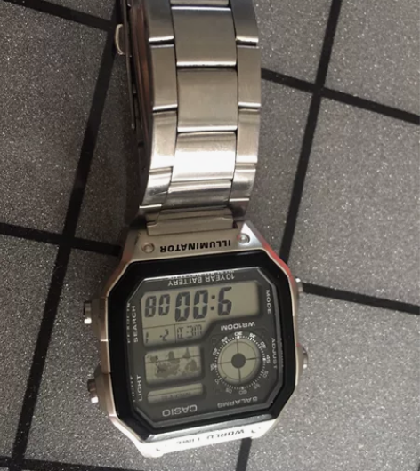 卡西欧复古电子表AE-1200WHD-1A...