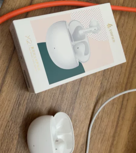 漫步者x2 真无线立体声蓝牙耳机 充电仓右...