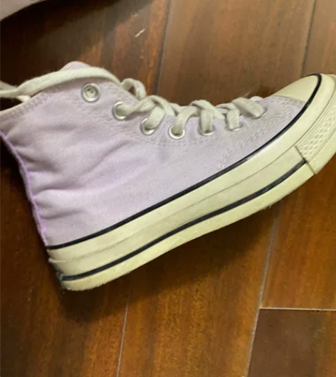 匡威1970S浅紫色高帮鞋帆布鞋 感兴趣的...