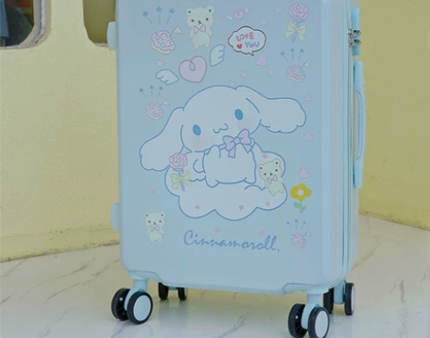 全新包邮!超大行李箱三丽鸥玉桂狗卡通行李箱...