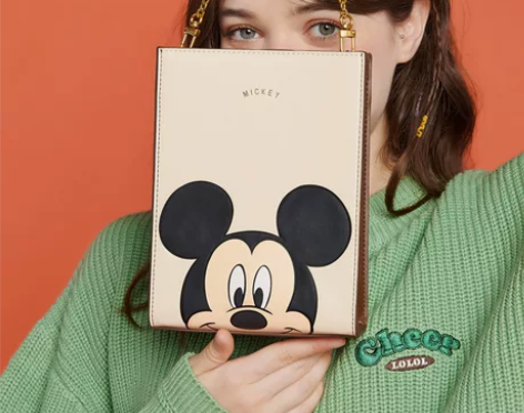 不莱玫迪士尼手机包迷你小包包ins超火斜挎...