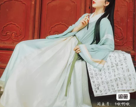 【淡竹叶】花朝记汉服原创 魏晋制复原款襦裙...