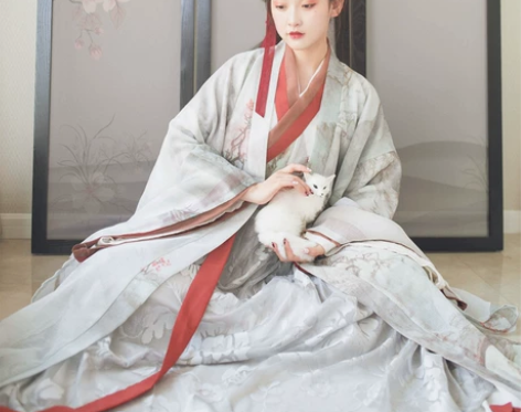 【司南阁】银狐四件套汉服 S码 仅穿过一次...
