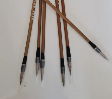 文具店倒闭了，精制大狼毫善莲湖笔，6支，1...