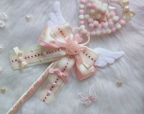 Lolita手作手杖甜系可爱少女必备拍照必...
