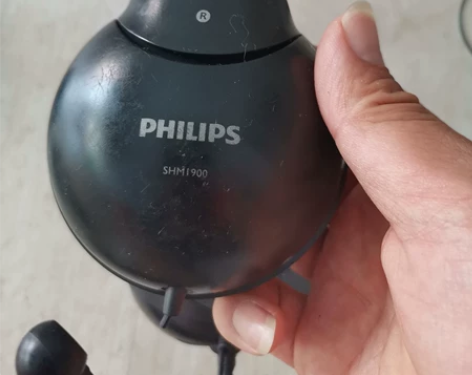 飞利浦SHP1900耳机立体声轻便舒适2米...