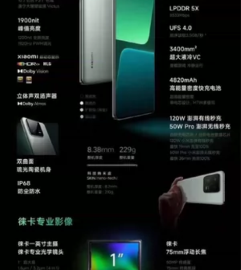 收，自用，小米13pro 12+256绿色...