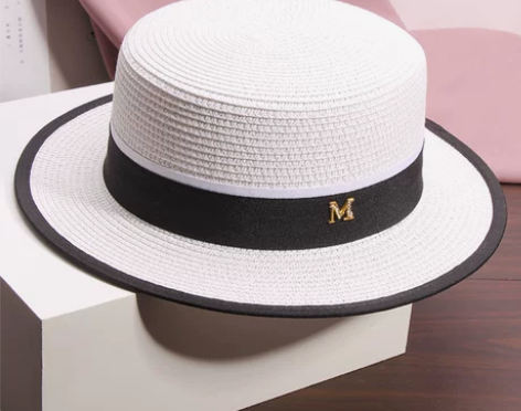 帽子女夏天出游沙滩帽海边遮阳防晒太阳草帽子...