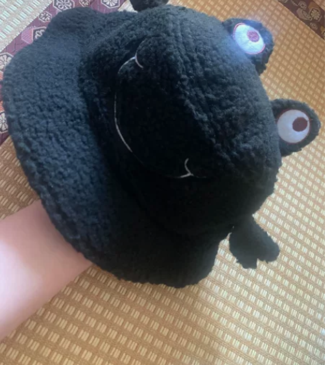 全新宝宝渔夫帽青蛙保暖羊羔绒帽子 帽围48...