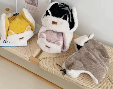 猫耳朵ugg儿童雷锋帽 感兴趣的话点“我想...