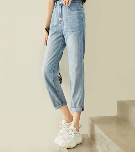 裤子很柔软舒服，就是自己穿得不好看，对白高...