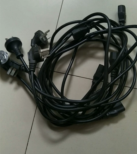 台式机电脑电源线三孔显示器打印机投影仪主机...