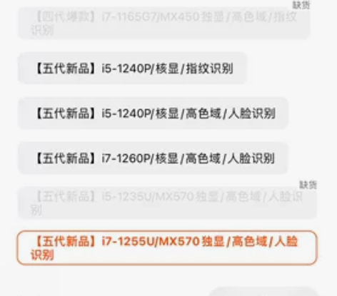 惠普战66五代15.6  1TB  32G...