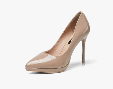 早春女鞋防水台尖头细跟公主春季单鞋 34码...