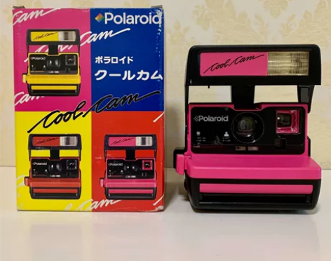 宝丽来coolcam玫红色，宝丽来600相...