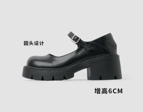 爱棉麻复古厚底JK鞋玛丽珍鞋英伦平底小皮鞋...