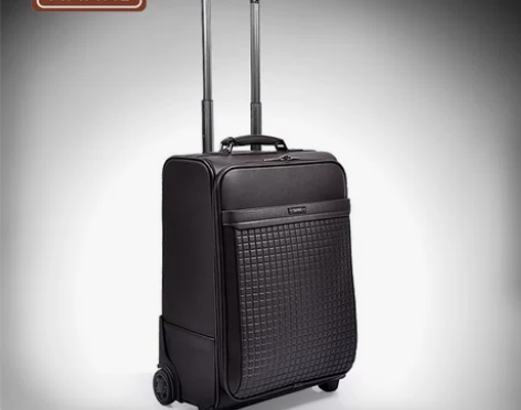 汉客 高端旅行箱领航者！全真皮箱商务拉杆箱...