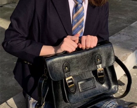 半包 经典邮差软萌妹剑桥包日韩学院风手提包...