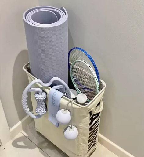 【低价处理】瑜伽垫收纳架布艺折叠入户门地垫...