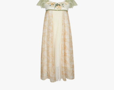 【出】七月夕国风汉服 鹊灵 吊带绣花印花拼...