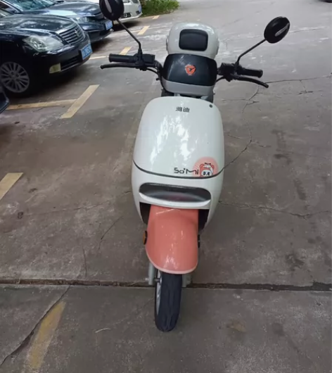 雅迪欧橙电动车，22年7月底买的。跑不到5...