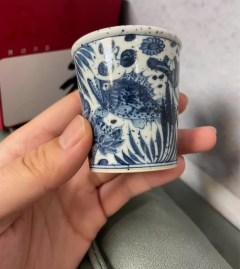 景绣天呈 景秀鱼藻撒蓝中号小冰桶，发色无敌...