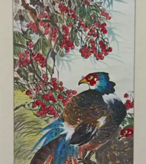 王照华参展作品，卷轴装裱，精品之作 王照华...