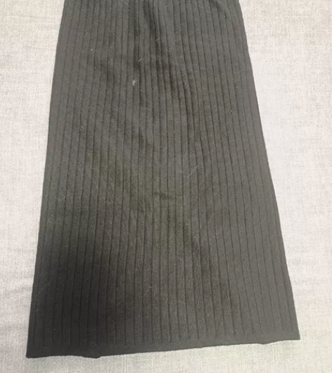 针织半身裙中长款2022秋冬新款显瘦高腰百...