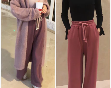 女士休闲裤阔腿裤 感兴趣的话点“我想要”和...