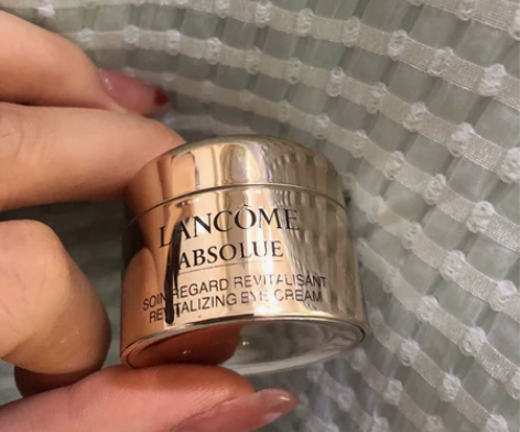 闲置，兰蔻菁纯眼霜5ml滋润玻色因淡化细纹...