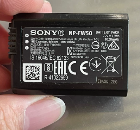 索尼NP-FW50 电子产品一经售出不退不...