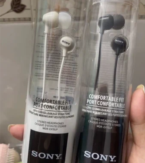 SONY/索尼MDR-EX15LP入耳式高...