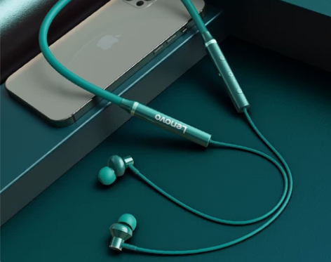 联想无线蓝牙耳机双耳运动跑步颈挂脖头戴入耳...