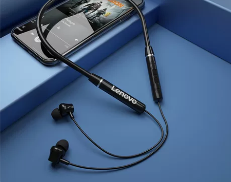 Lenovo/联想 蓝牙耳机 红色。官网买...