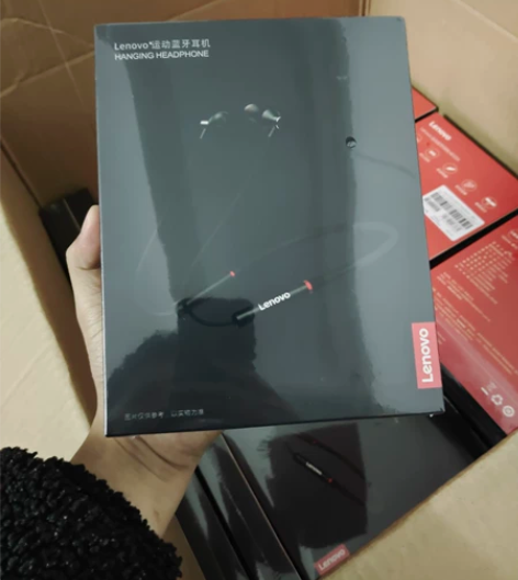 全新未拆封正品联想HE05X无线蓝牙耳机挂...