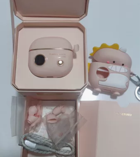 漫步者耳机，型号：TO-U2，牙粉色，冲着...