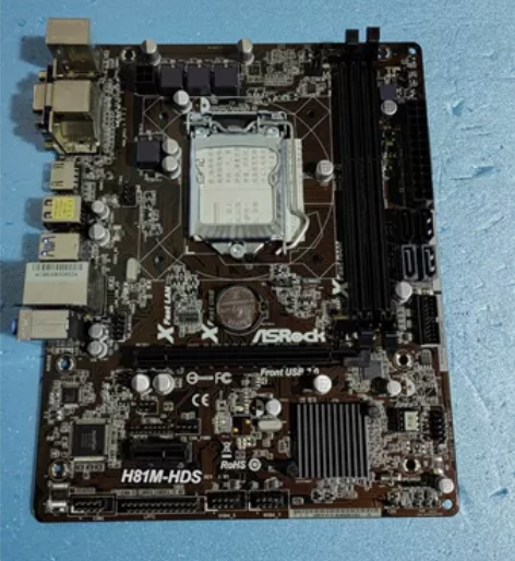 现拆华擎H81M-HDS主板，1150针实...