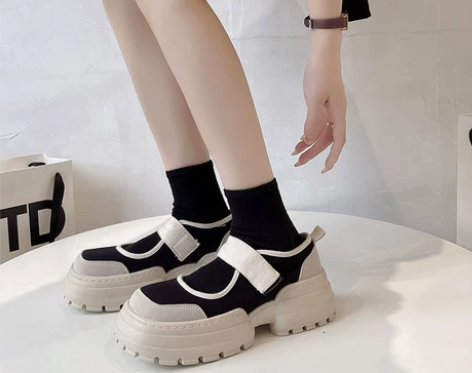 【盛夏潮搭价】松糕厚底玛丽珍鞋女夏2022...