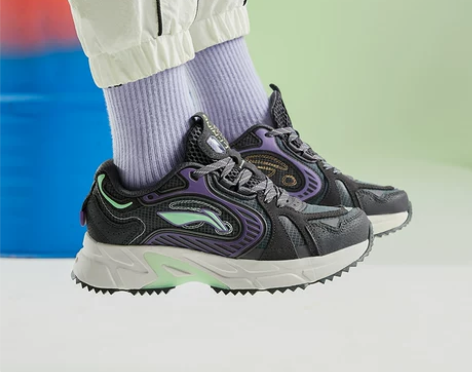 李宁拾光跑步鞋女新款潮流女鞋休闲鞋女跑鞋鞋...