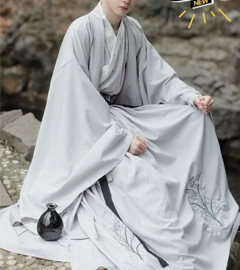 清货低价处理中国风汉服男士古装仙气三件套书...