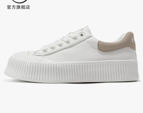 feiyue/飞跃小白鞋女春季新款马蹄鞋厚...
