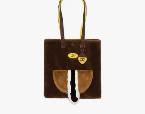 上海迪士尼 时尚箱包卡通奇奇蒂蒂毛绒单肩手...