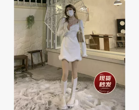 DREAM SEVEN77 白色连衣裙女2...
