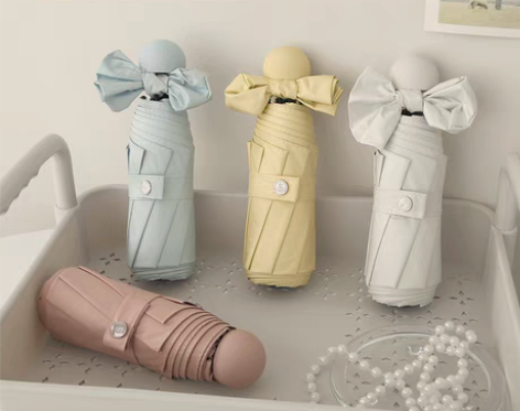 转卖超轻小治愈系雨伞女晴雨两用ins风太阳...