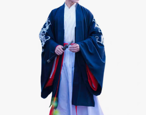 转卖秦汉朝汉服男魏晋风男装汉服中国风大氅古...