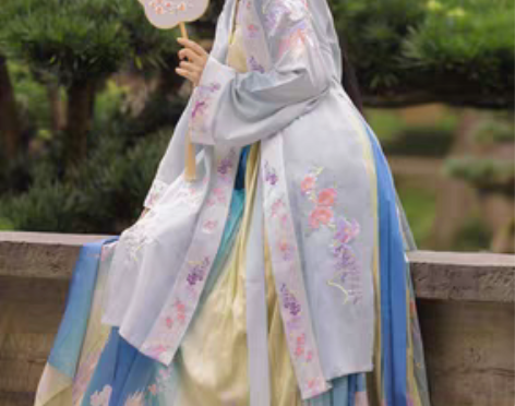 转卖玉术汉服女原创正品慕青宋制汉服百迭裙齐...