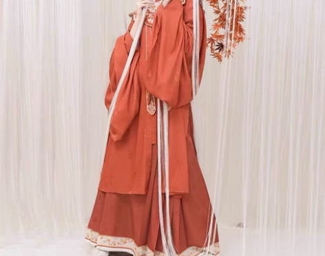 包邮兰若庭初霁明制立领三件套原创汉服春夏款...