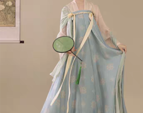 转卖桔屿原创汉服女【长安花】唐制齐胸衫裙复...